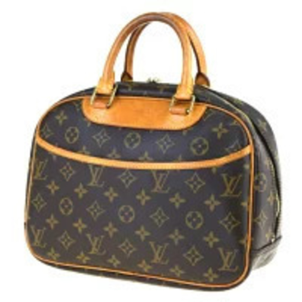 Louis Vuitton Trouville Handbag Monogram Leather